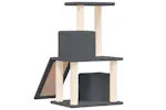 Vidaxl Cat Tree With Sisal Scratching Posts Dark Grey 82 Cm Vidaxl Cat Tree With Sisal Scratching Posts Dark Grey 82 Cm