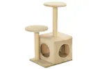 Vidaxl Cat Tree With Sisal Scratching Posts 60 Cm Beige Vidaxl Cat Tree With Sisal Scratching Posts 60 Cm Beige