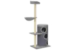 Vidaxl Cat Tree With Sisal Scratching Posts Grey 148 Cm Vidaxl Cat Tree With Sisal Scratching Posts Grey 148 Cm