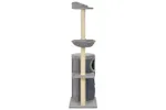 Vidaxl Cat Tree With Sisal Scratching Posts Grey 148 Cm Vidaxl Cat Tree With Sisal Scratching Posts Grey 148 Cm