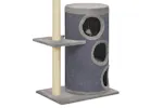 Vidaxl Cat Tree With Sisal Scratching Posts Grey 148 Cm Vidaxl Cat Tree With Sisal Scratching Posts Grey 148 Cm