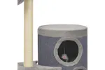 Vidaxl Cat Tree With Sisal Scratching Posts Grey 148 Cm Vidaxl Cat Tree With Sisal Scratching Posts Grey 148 Cm