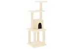 Vidaxl Cat Tree With Sisal Scratching Posts Cream 105 Cm Vidaxl Cat Tree With Sisal Scratching Posts Cream 105 Cm