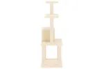 Vidaxl Cat Tree With Sisal Scratching Posts Cream 105 Cm Vidaxl Cat Tree With Sisal Scratching Posts Cream 105 Cm
