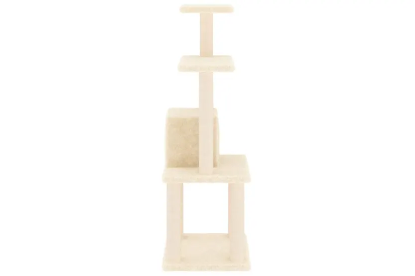 Vidaxl Cat Tree With Sisal Scratching Posts Cream 105 Cm Vidaxl Cat Tree With Sisal Scratching Posts Cream 105 Cm