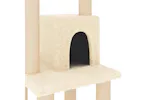 Vidaxl Cat Tree With Sisal Scratching Posts Cream 105 Cm Vidaxl Cat Tree With Sisal Scratching Posts Cream 105 Cm