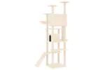 Vidaxl Cat Tree With Sisal Scratching Posts Cream 191 Cm Vidaxl Cat Tree With Sisal Scratching Posts Cream 191 Cm