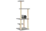 Vidaxl Cat Tree With Sisal Scratching Posts Light Grey 136 Cm Vidaxl Cat Tree With Sisal Scratching Posts Light Grey 136 Cm