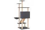 Vidaxl Cat Tree With Sisal Scratching Posts Dark Grey 153 Cm Vidaxl Cat Tree With Sisal Scratching Posts Dark Grey 153 Cm