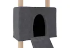 Vidaxl Cat Tree With Sisal Scratching Posts Dark Grey 153 Cm Vidaxl Cat Tree With Sisal Scratching Posts Dark Grey 153 Cm