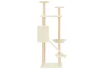 Vidaxl Cat Tree With Sisal Scratching Posts Cream 153 Cm Vidaxl Cat Tree With Sisal Scratching Posts Cream 153 Cm