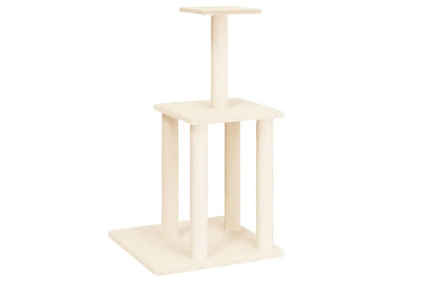 Vidaxl Cat Tree With Sisal Scratching Posts Cream 855 Cm Vidaxl Cat Tree With Sisal Scratching Posts Cream 855 Cm