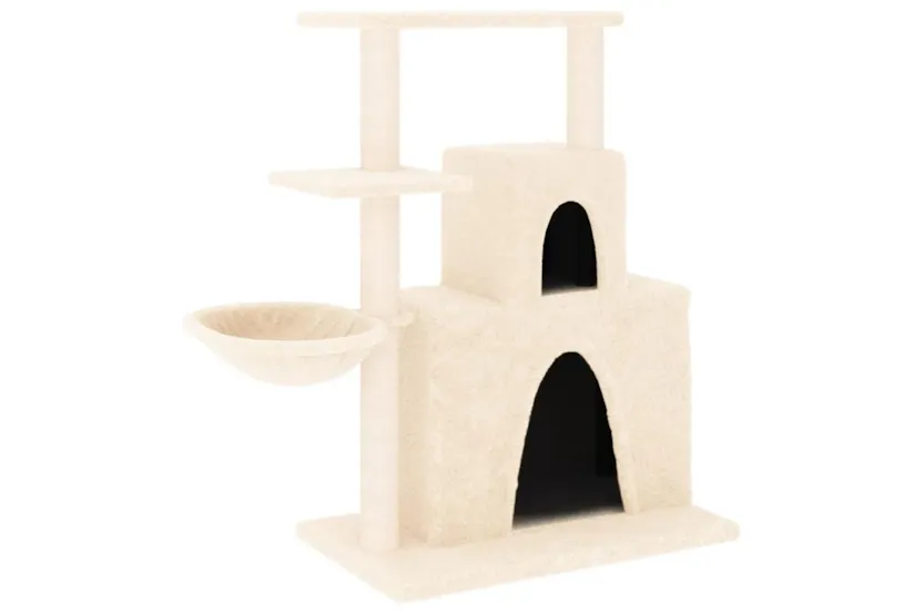 Vidaxl Cat Tree With Sisal Scratching Posts Cream 83 Cm Vidaxl Cat Tree With Sisal Scratching Posts Cream 83 Cm