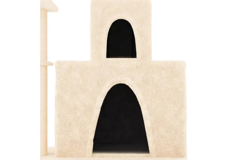 Vidaxl Cat Tree With Sisal Scratching Posts Cream 83 Cm Vidaxl Cat Tree With Sisal Scratching Posts Cream 83 Cm