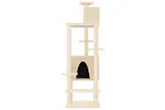 Vidaxl Cat Tree With Sisal Scratching Posts Cream 154 Cm Vidaxl Cat Tree With Sisal Scratching Posts Cream 154 Cm