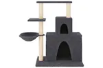 Vidaxl Cat Tree With Sisal Scratching Posts Dark Grey 83 Cm Vidaxl Cat Tree With Sisal Scratching Posts Dark Grey 83 Cm