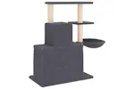Vidaxl Cat Tree With Sisal Scratching Posts Dark Grey 83 Cm Vidaxl Cat Tree With Sisal Scratching Posts Dark Grey 83 Cm