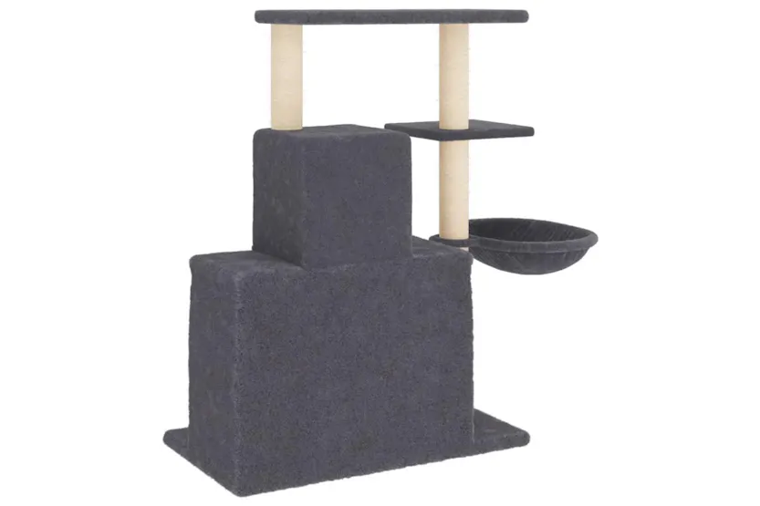 Vidaxl Cat Tree With Sisal Scratching Posts Dark Grey 83 Cm Vidaxl Cat Tree With Sisal Scratching Posts Dark Grey 83 Cm