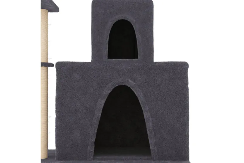 Vidaxl Cat Tree With Sisal Scratching Posts Dark Grey 83 Cm Vidaxl Cat Tree With Sisal Scratching Posts Dark Grey 83 Cm