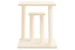 Vidaxl Cat Scratching Posts With Platforms Cream 50 Cm Vidaxl Cat Scratching Posts With Platforms Cream 50 Cm