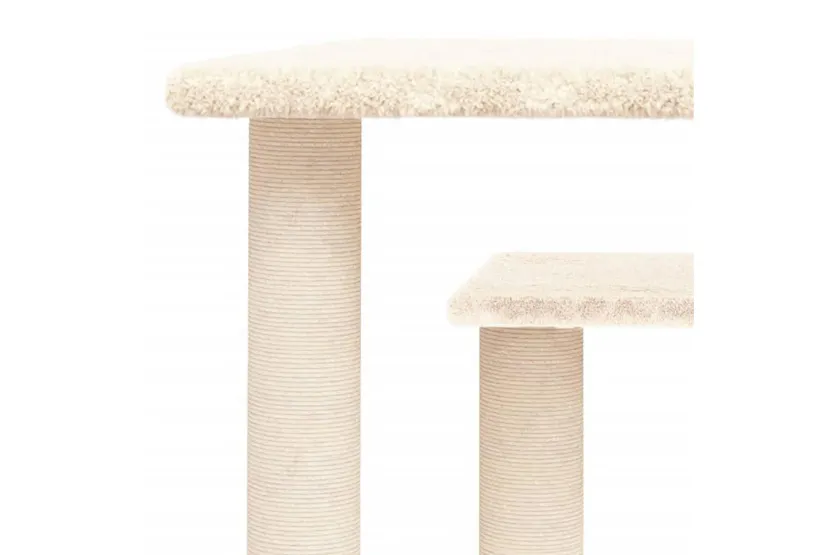 Vidaxl Cat Scratching Posts With Platforms Cream 50 Cm Vidaxl Cat Scratching Posts With Platforms Cream 50 Cm