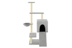 Vidaxl Cat Tree With Sisal Scratching Posts Light Grey 1305 Cm Vidaxl Cat Tree With Sisal Scratching Posts Light Grey 1305 Cm
