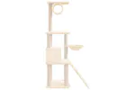 Vidaxl Cat Tree With Sisal Scratching Posts Cream 131 Cm Vidaxl Cat Tree With Sisal Scratching Posts Cream 131 Cm