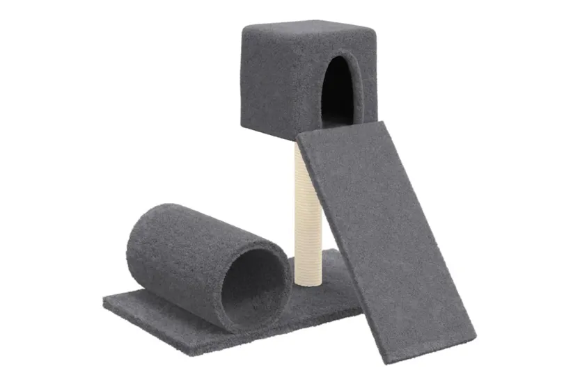 Vidaxl Cat Tree With Sisal Scratching Post Dark Grey 59 Cm Vidaxl Cat Tree With Sisal Scratching Post Dark Grey 59 Cm