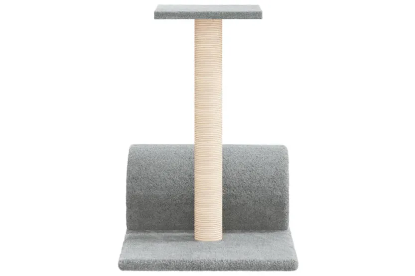Vidaxl Cat Scratching Post With Tunnel Light Grey 60x345x50 Cm Vidaxl Cat Scratching Post With Tunnel Light Grey 60x345x50 Cm