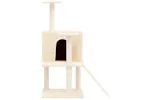 Vidaxl Cat Tree With Sisal Scratching Posts Cream 109 Cm Vidaxl Cat Tree With Sisal Scratching Posts Cream 109 Cm
