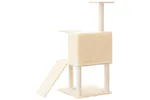 Vidaxl Cat Tree With Sisal Scratching Posts Cream 109 Cm Vidaxl Cat Tree With Sisal Scratching Posts Cream 109 Cm