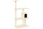 Vidaxl Cat Tree With Sisal Scratching Posts Cream 119 Cm Vidaxl Cat Tree With Sisal Scratching Posts Cream 119 Cm