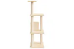 Vidaxl Cat Tree With Sisal Scratching Posts Cream 119 Cm Vidaxl Cat Tree With Sisal Scratching Posts Cream 119 Cm