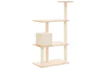 Vidaxl Cat Tree With Sisal Scratching Posts Cream 119 Cm Vidaxl Cat Tree With Sisal Scratching Posts Cream 119 Cm