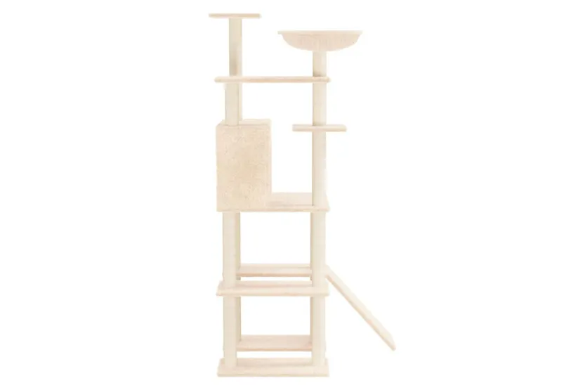 Vidaxl Cat Tree With Sisal Scratching Posts Cream 166 Cm Vidaxl Cat Tree With Sisal Scratching Posts Cream 166 Cm
