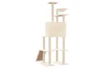 Vidaxl Cat Tree With Sisal Scratching Posts Cream 166 Cm Vidaxl Cat Tree With Sisal Scratching Posts Cream 166 Cm