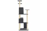 Vidaxl Cat Tree With Sisal Scratching Posts Dark Grey 153 Cm Vidaxl Cat Tree With Sisal Scratching Posts Dark Grey 153 Cm
