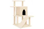 Vidaxl Cat Tree With Sisal Scratching Posts Cream 97 Cm Vidaxl Cat Tree With Sisal Scratching Posts Cream 97 Cm