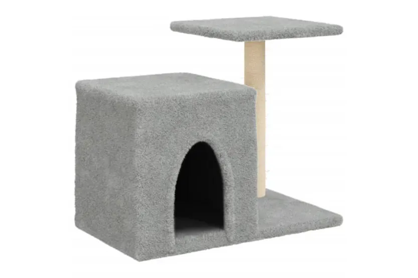 Vidaxl Cat Tree With Sisal Scratching Posts Light Grey 505 Cm Vidaxl Cat Tree With Sisal Scratching Posts Light Grey 505 Cm