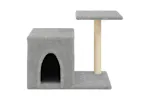 Vidaxl Cat Tree With Sisal Scratching Posts Light Grey 505 Cm Vidaxl Cat Tree With Sisal Scratching Posts Light Grey 505 Cm
