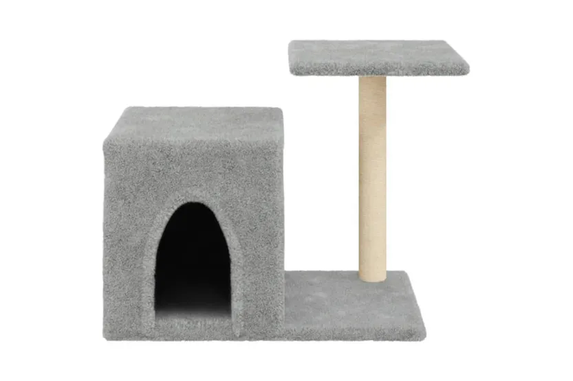 Vidaxl Cat Tree With Sisal Scratching Posts Light Grey 505 Cm Vidaxl Cat Tree With Sisal Scratching Posts Light Grey 505 Cm