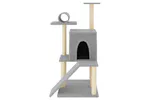 Vidaxl Cat Tree With Sisal Scratching Posts Light Grey 1105 Cm Vidaxl Cat Tree With Sisal Scratching Posts Light Grey 1105 Cm