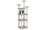 Vidaxl Cat Tree With Sisal Scratching Posts Light Grey 171 Cm Vidaxl Cat Tree With Sisal Scratching Posts Light Grey 171 Cm