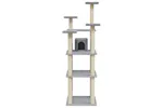 Vidaxl Cat Tree With Sisal Scratching Posts Light Grey 171 Cm Vidaxl Cat Tree With Sisal Scratching Posts Light Grey 171 Cm