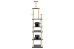 Vidaxl Cat Tree With Sisal Scratching Posts Dark Grey 216 Cm Vidaxl Cat Tree With Sisal Scratching Posts Dark Grey 216 Cm