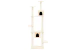 Vidaxl Cat Tree With Sisal Scratching Posts Cream 176 Cm Vidaxl Cat Tree With Sisal Scratching Posts Cream 176 Cm