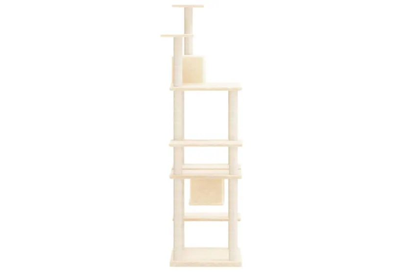 Vidaxl Cat Tree With Sisal Scratching Posts Cream 176 Cm Vidaxl Cat Tree With Sisal Scratching Posts Cream 176 Cm