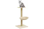Vidaxl Cat Tree With Sisal Scratching Post Cream 74 Cm Vidaxl Cat Tree With Sisal Scratching Post Cream 74 Cm