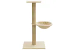 Vidaxl Cat Tree With Sisal Scratching Post Cream 74 Cm Vidaxl Cat Tree With Sisal Scratching Post Cream 74 Cm