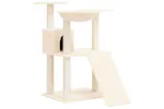 Vidaxl Cat Tree With Sisal Scratching Posts Cream 83 Cm Vidaxl Cat Tree With Sisal Scratching Posts Cream 83 Cm